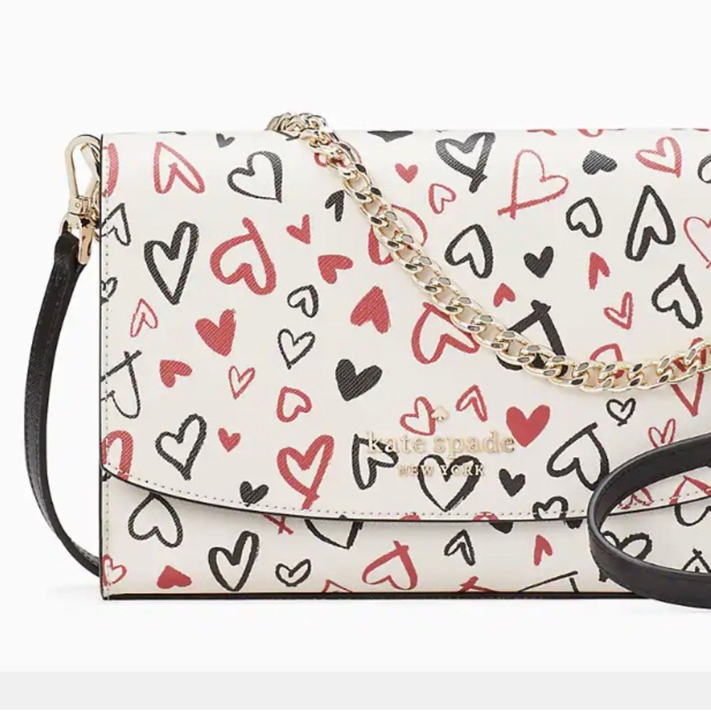 Brand new Kate Spade clutch with crossbody strap option. - Picture 2 of 3